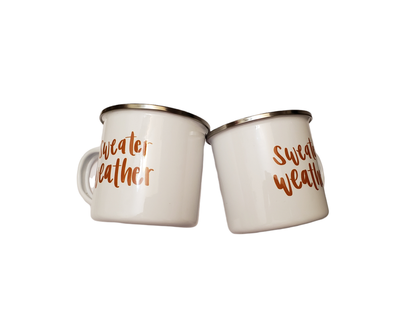 Sweater Weather Metal Camp Mug