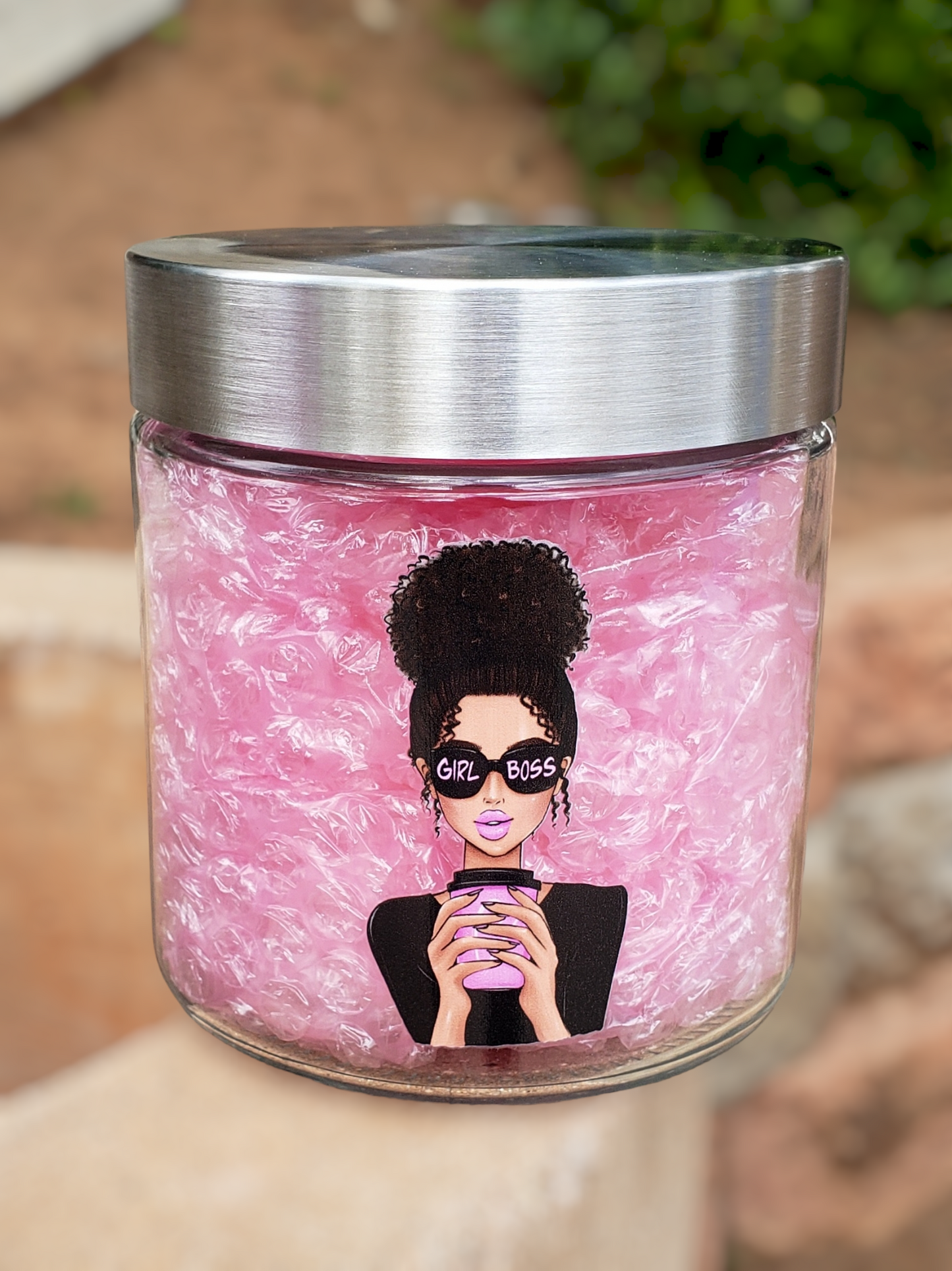 16oz Girl Boss Jar/Canister