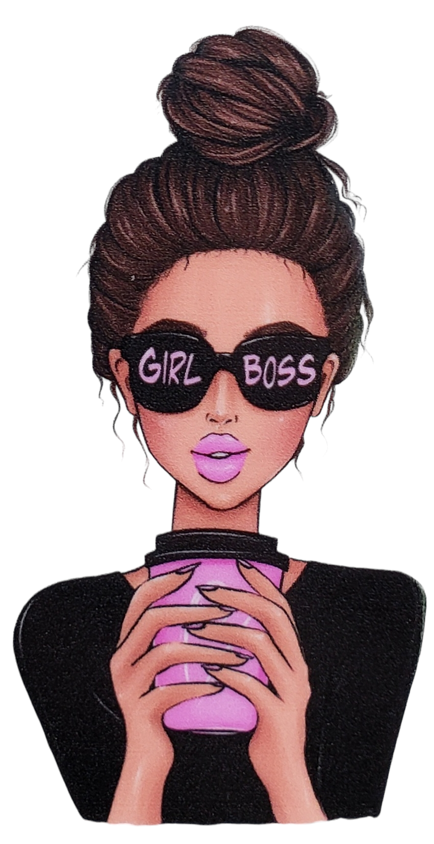 16oz Girl Boss Jar/Canister