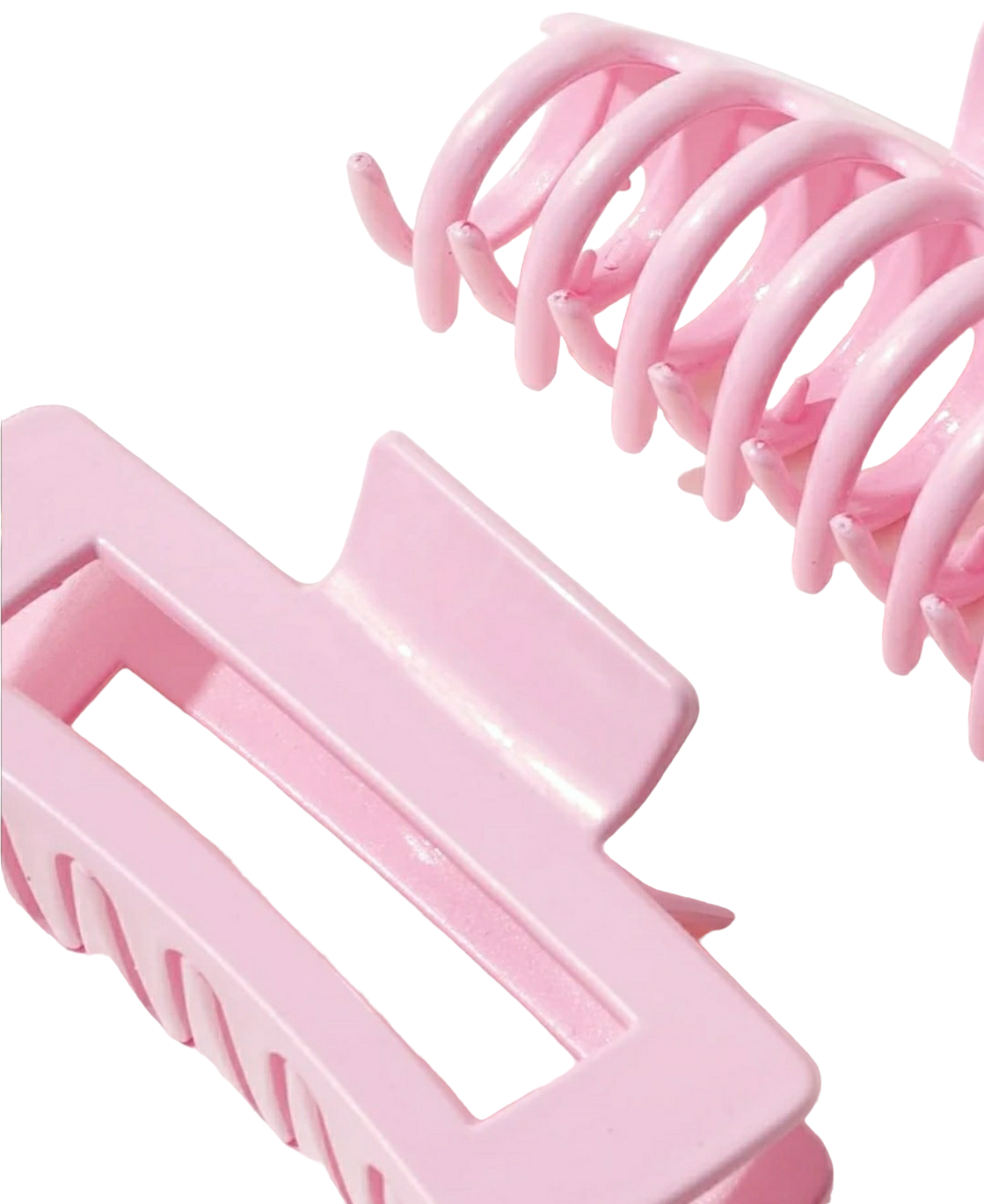 Baby Pink Hair Claw Clips - 3pc Set