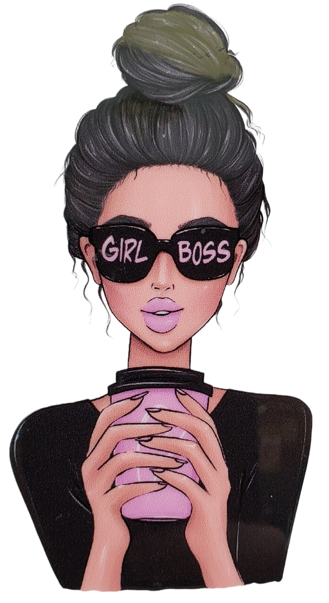 16oz Girl Boss Jar/Canister