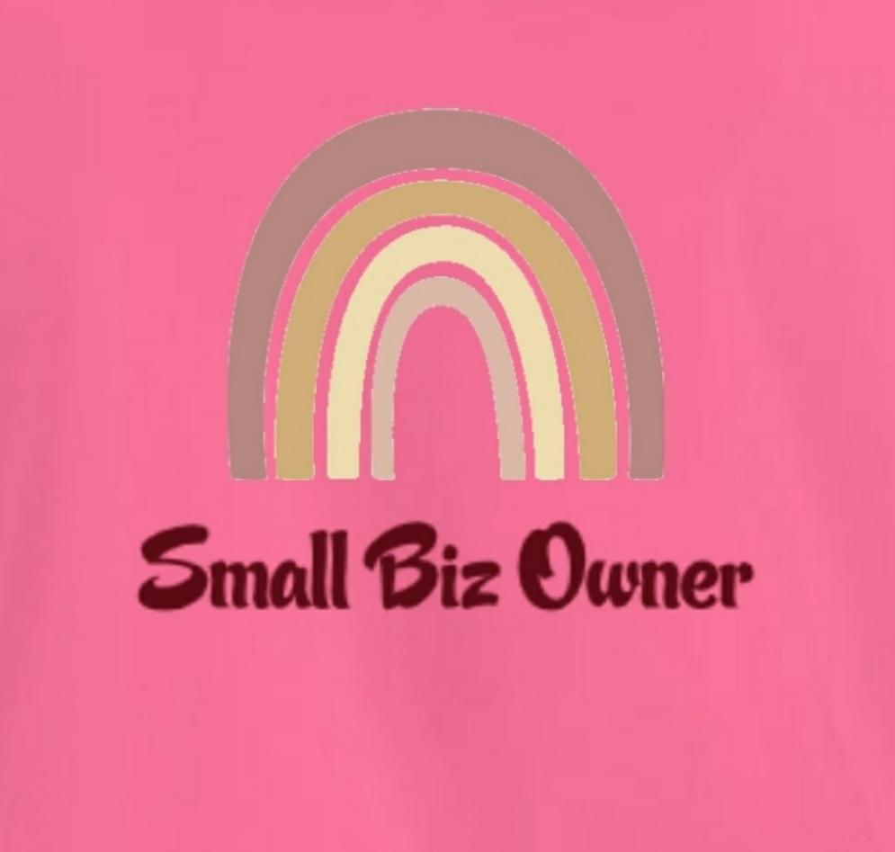 SMALL BIZ OWNER Boho Rainbow Tank Top