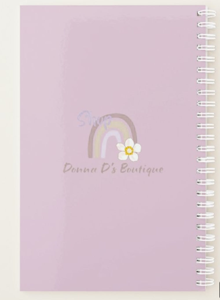 Manifest That Shit... Hard Cover, White Spiral Planner