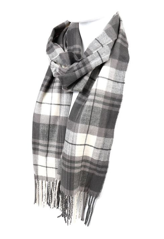Unisex Acrylic Plaid Cashmere Feel Winter Scarves