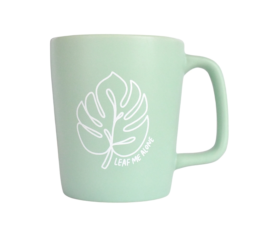 Leaf Me Alone Monstera Leaf Mug