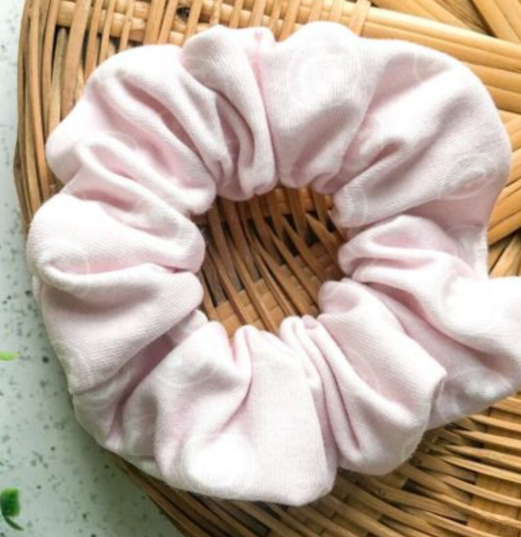 Pinky Promise Smiley Organic Scrunchie