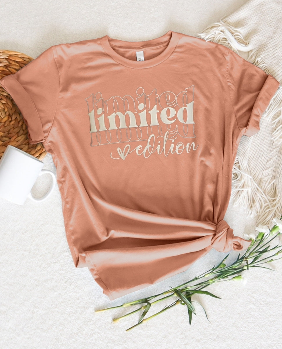 Terracotta Limited Edition Puffy Print Unisex Tshirt