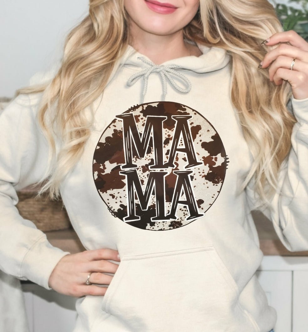 MAMA Cowhide Sand Hoodie