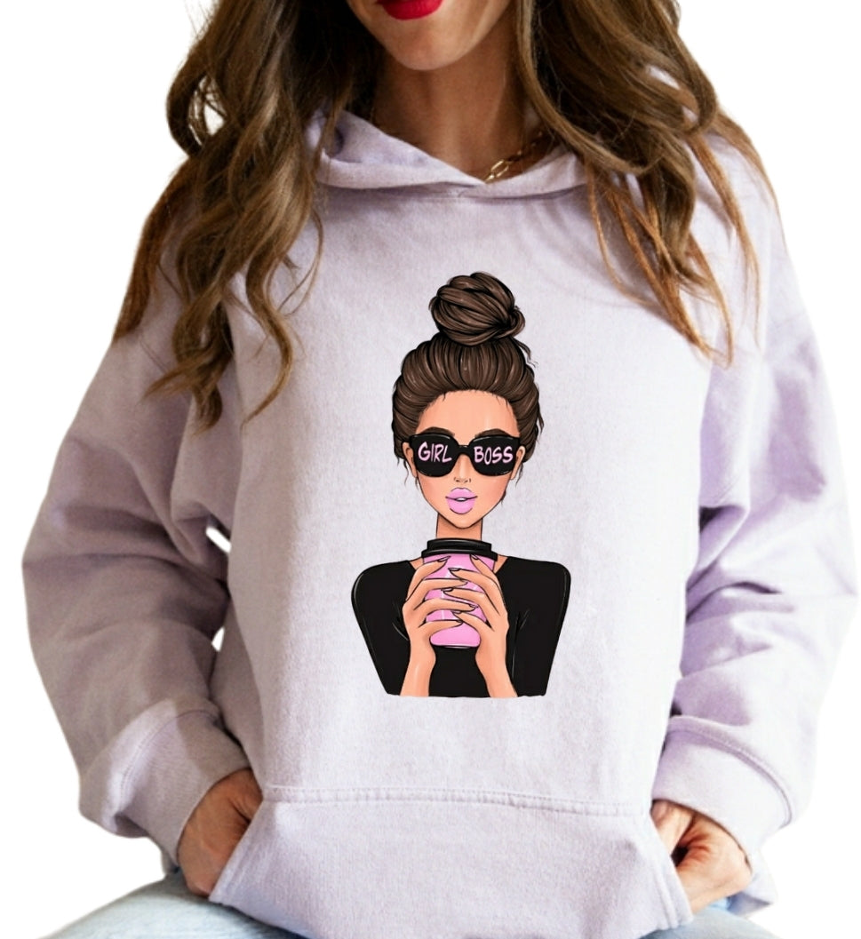 Girl Boss Orchid Hoodie