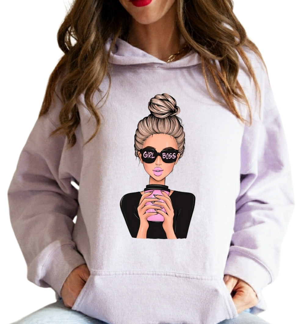 Girl Boss Orchid Hoodie