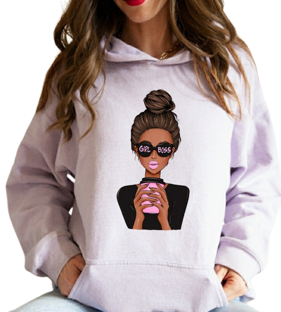 Girl Boss Orchid Hoodie