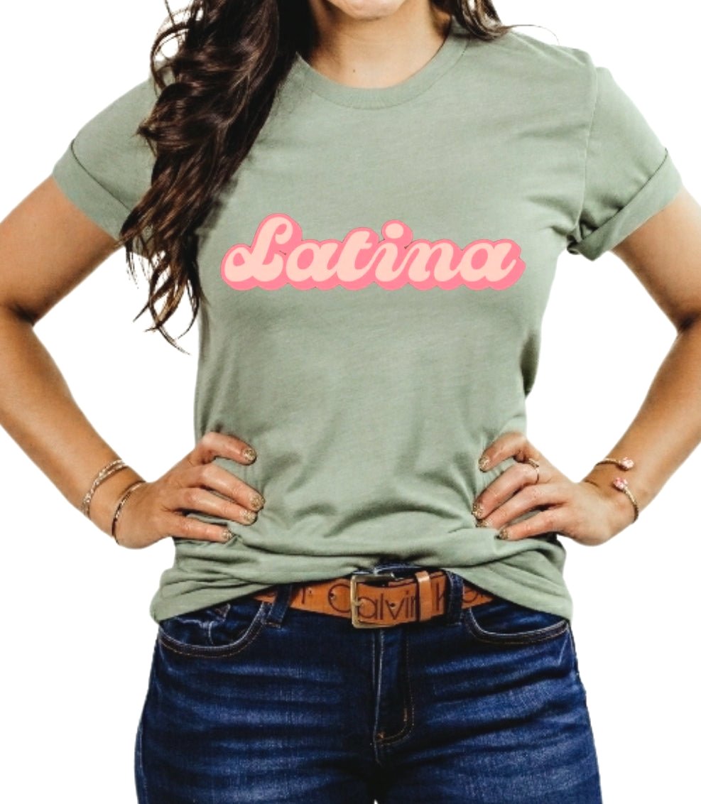Latina Heather Sage Tshirt