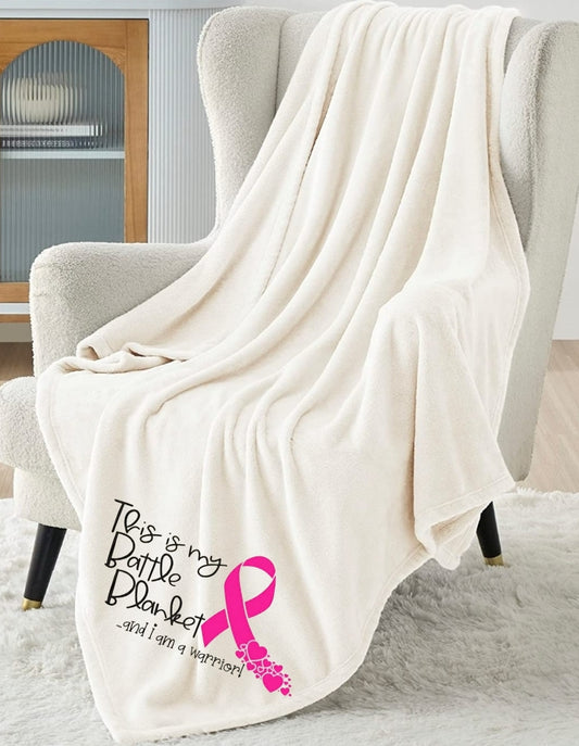 This Is My Battle Blanket... Fleece Blanket