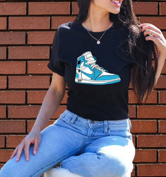 Blue Sneak Black Unisex Tshirt