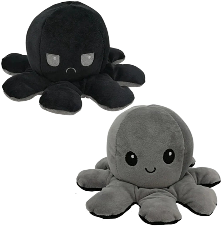 Reversible Octopus Mood Plush Toy