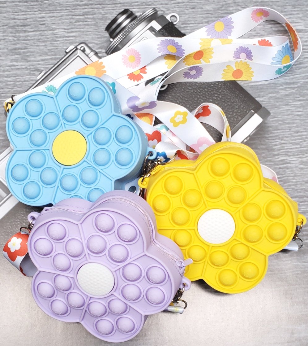 Toy Fidget Flower Shoulder Bag