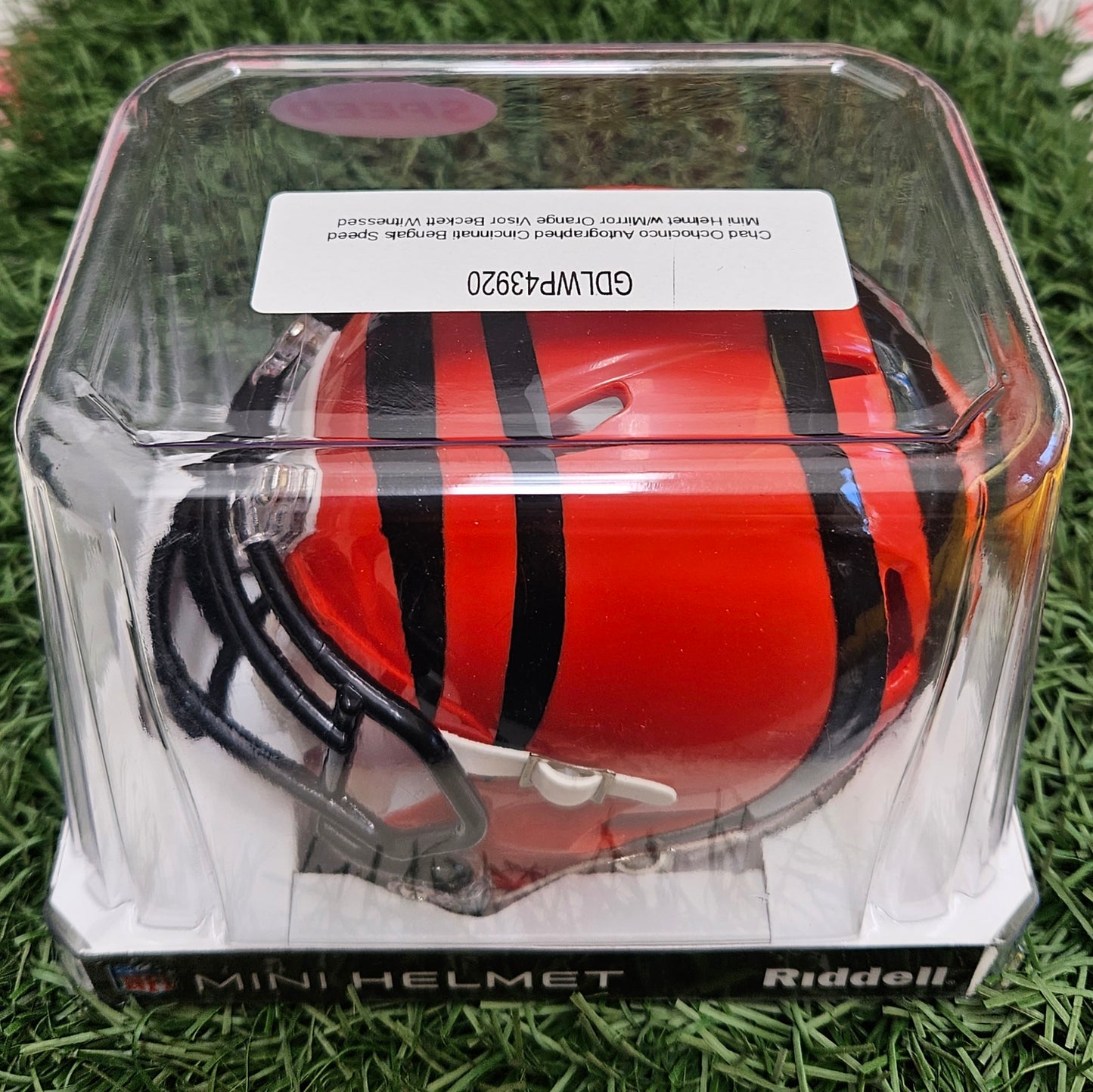 Chad Johnson Ochocinco Cincinnati Bengals Signed Mini Football Helmet COA