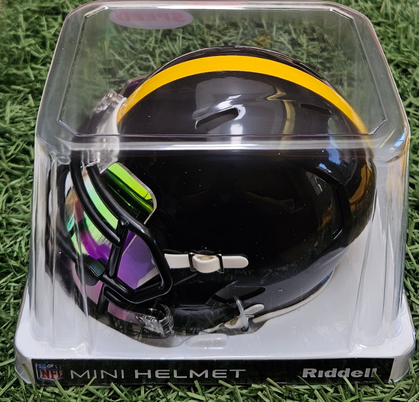 Najee Harris (Visor) Pittsburgh Steelers Signed Riddell Speed Mini Helmet