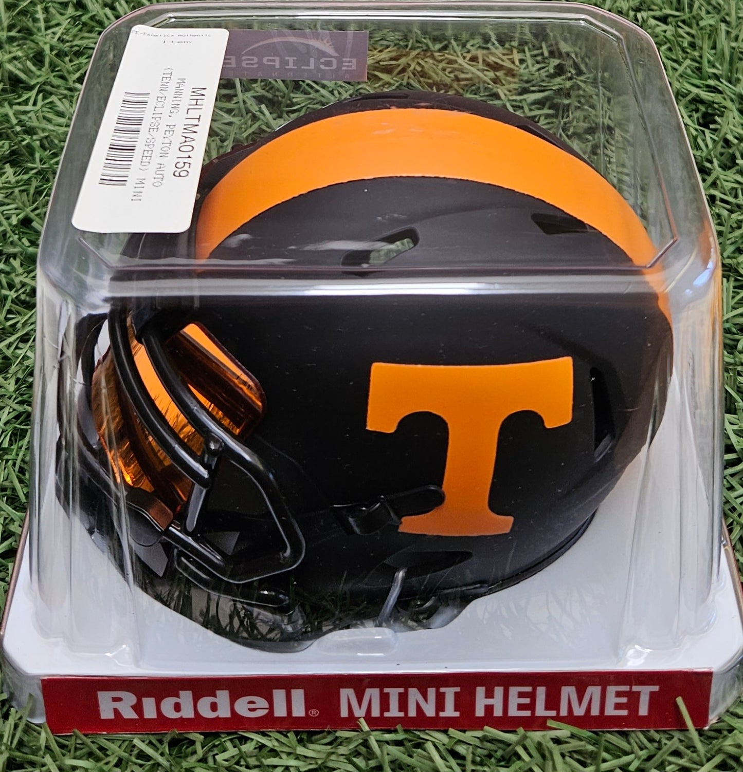 Peyton Manning (Visor) Tennessee Volunteers Signed Eclipse Mini Helmet