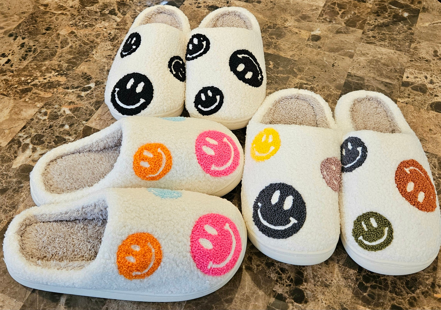 Smiley Face Slippers