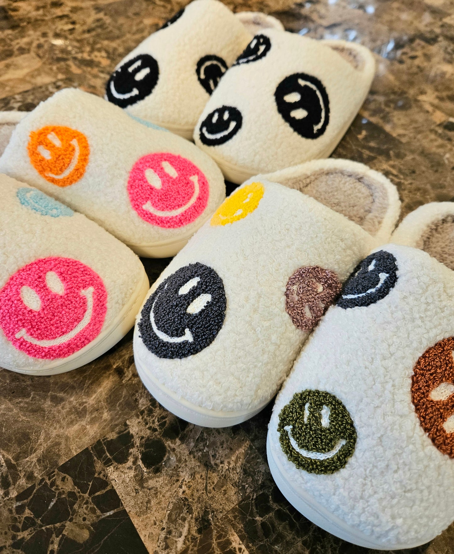 Smiley Face Slippers