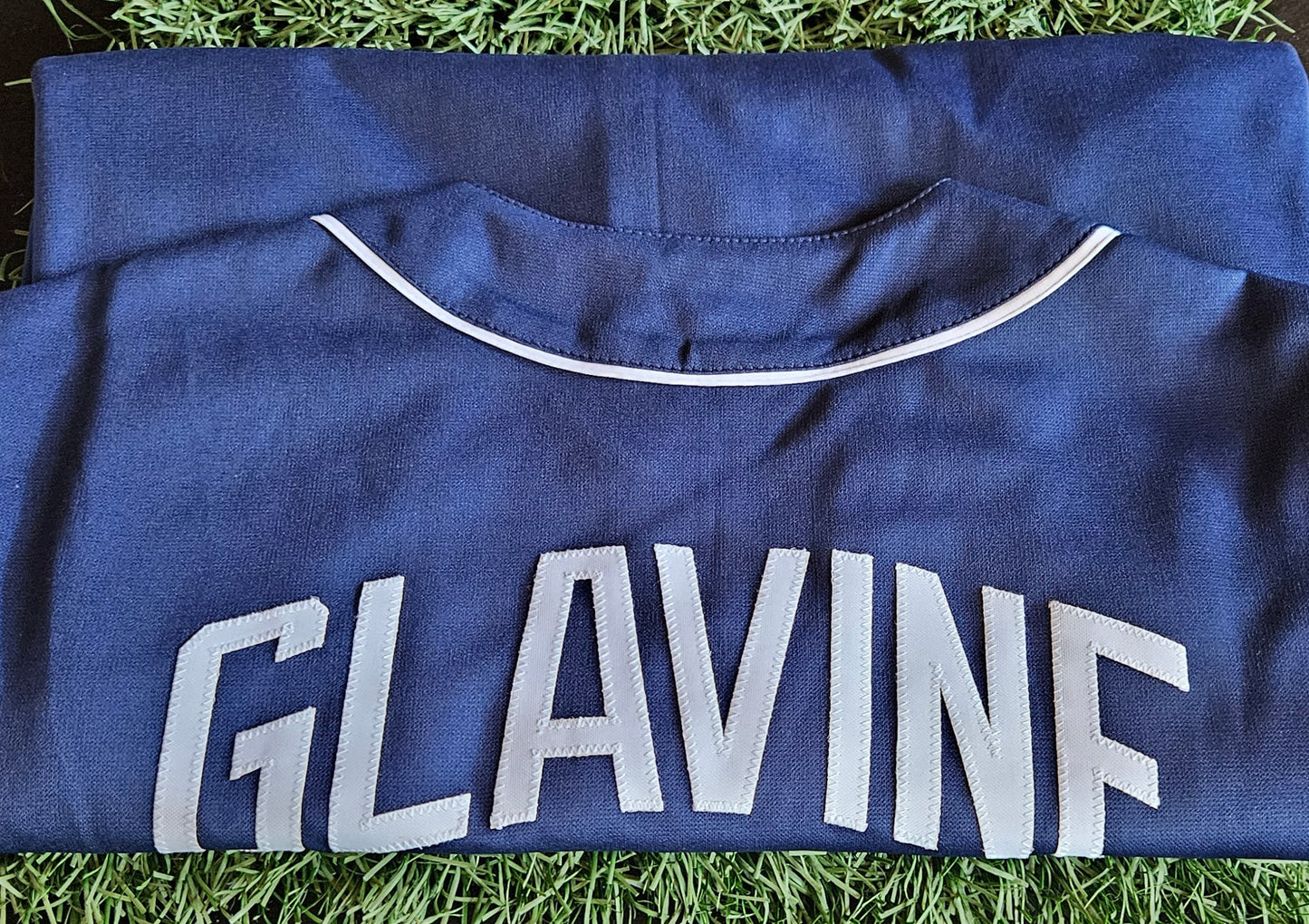 Tom Glavine autographed Atlanta Braves blue custom jersey -JSA COA