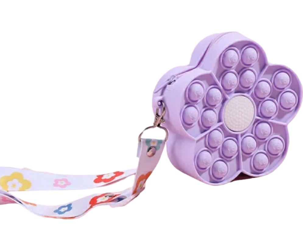 Toy Fidget Flower Shoulder Bag