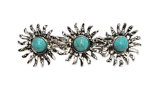 Turquoise French Clip