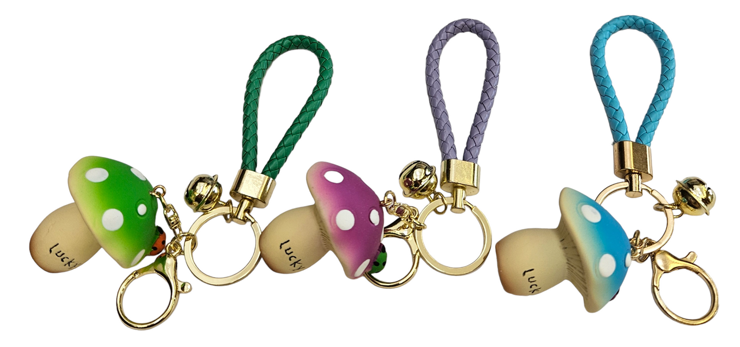 Lucky Mushroom Keychains