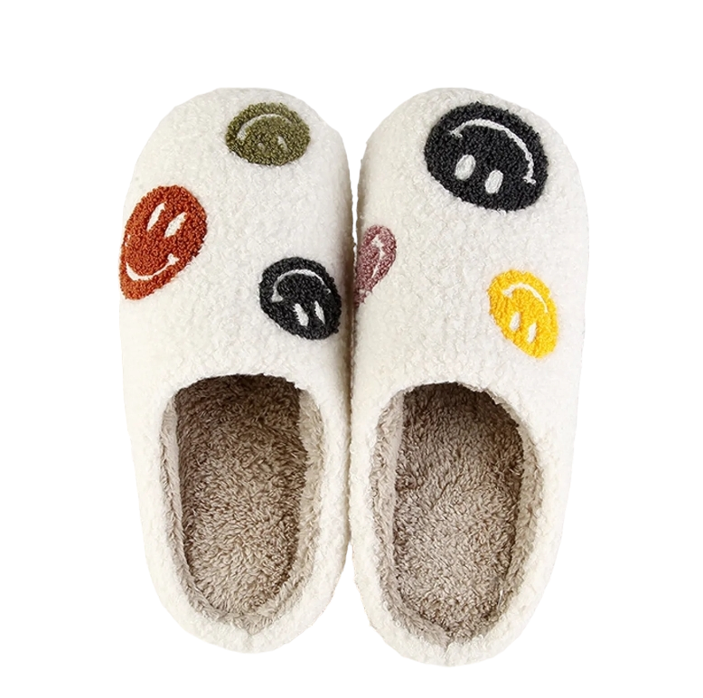 Smiley Face Slippers