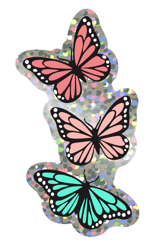 Butterfly Glitter Sticker