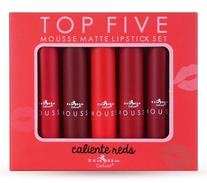 Mousse Matte 5pc Lipstick Set