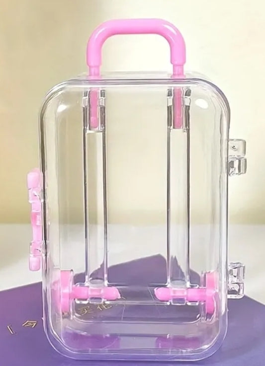Miniature Transparent Suitcase