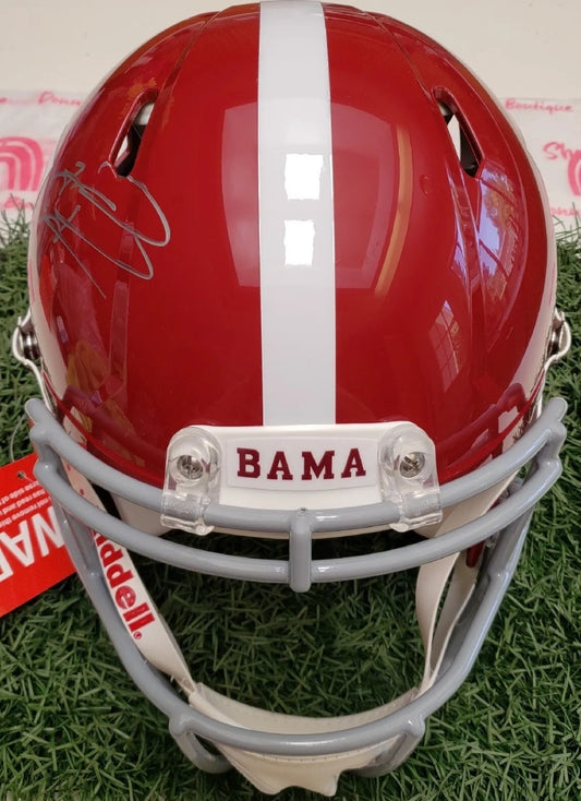 Tua Tagovailoa Alabama Crimson Tide Autographed Riddell Speed Authentic Helmet