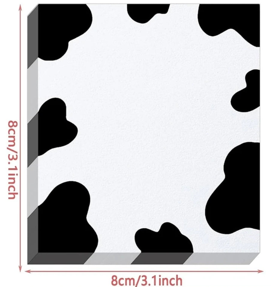 Cow Pattern Memo Note Pad