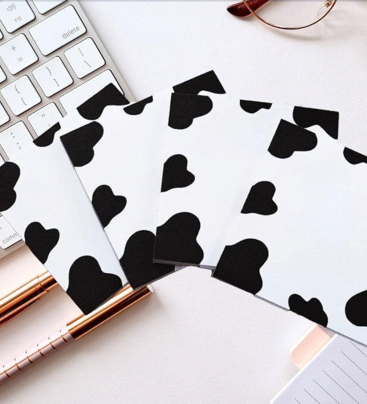 Cow Pattern Memo Note Pad