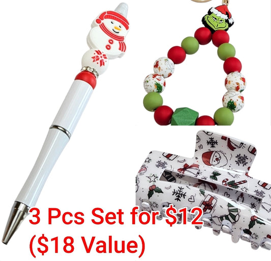 3Pcs Christmas Set