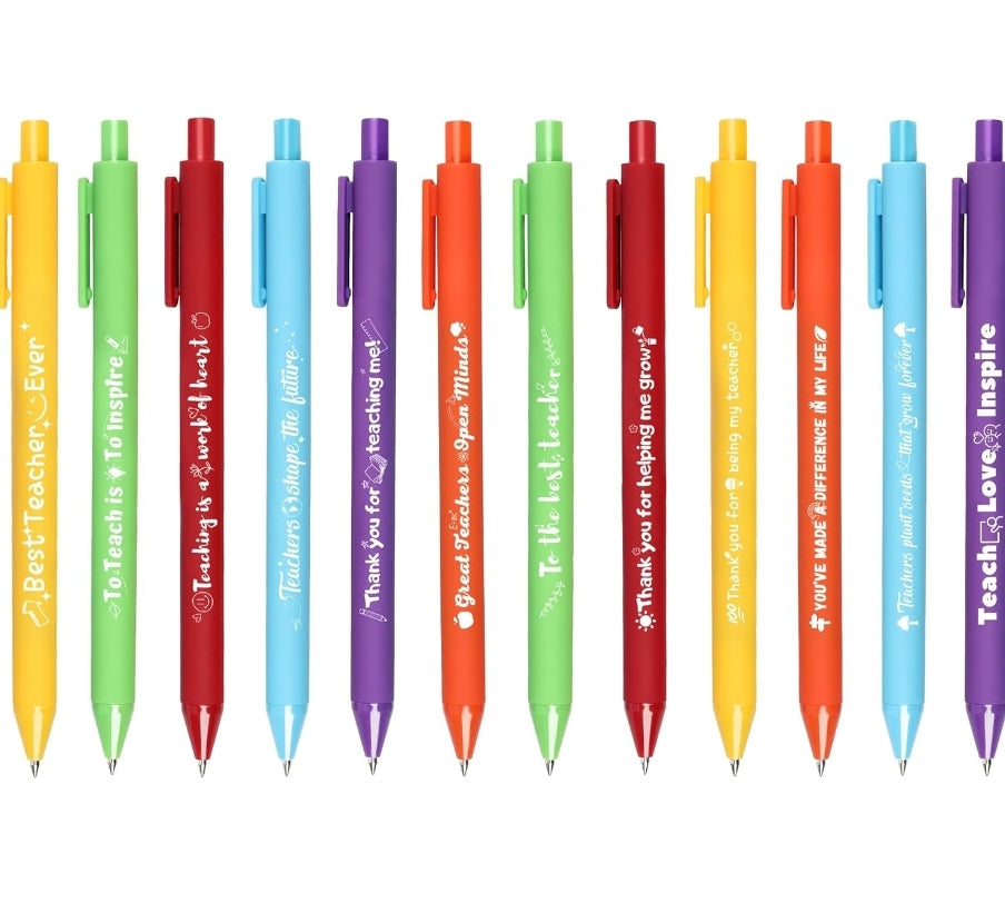 Teacher Appreciation Pen Set - 12pc