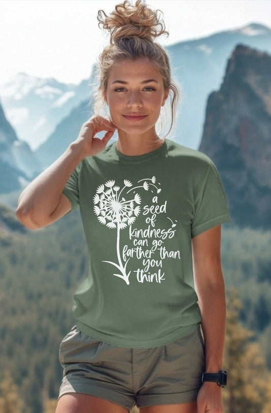 A Seed Of Kindness... Pine Green Unisex Tshirt