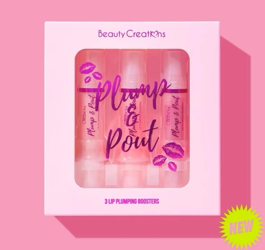 Plump & Pout Set - 3 Lip Plumping Boosters