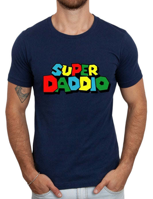 SUPER DADDIO Navy Blue Tshirt