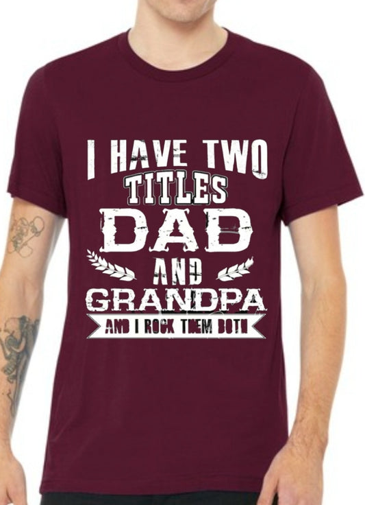 I HAVE TWO TITLES...  Maroon Tshirt