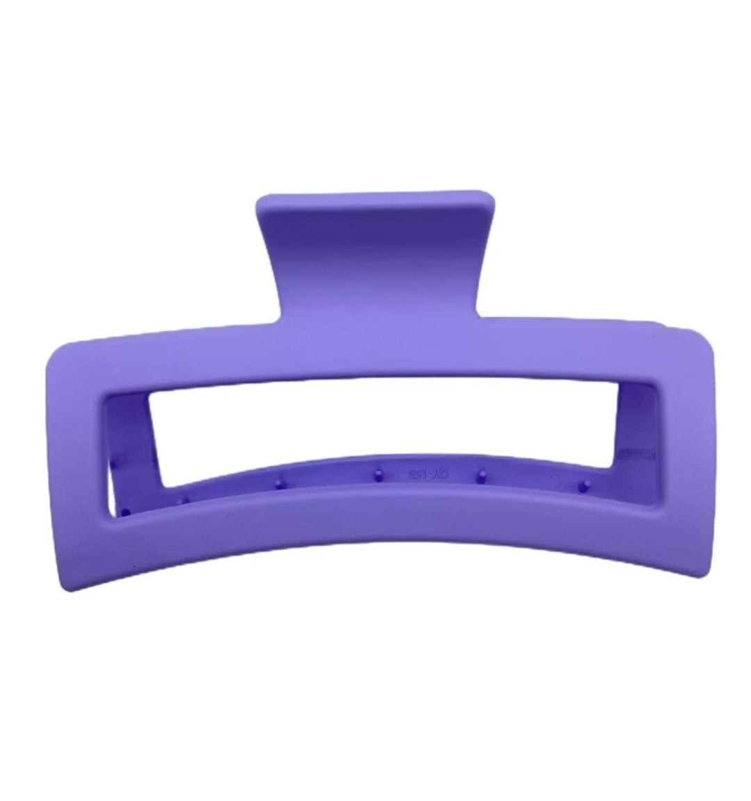 Jumbo Rectangle Hair Claw Clip