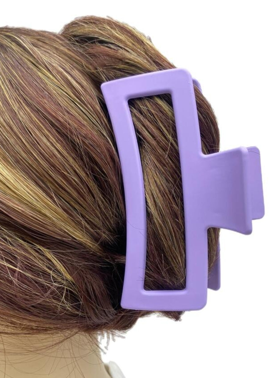 Jumbo Rectangle Hair Claw Clip