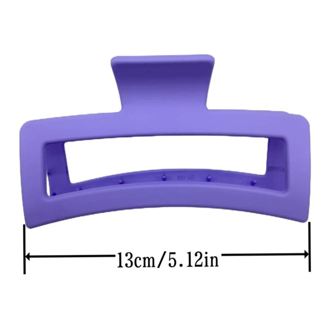 Jumbo Rectangle Hair Claw Clip