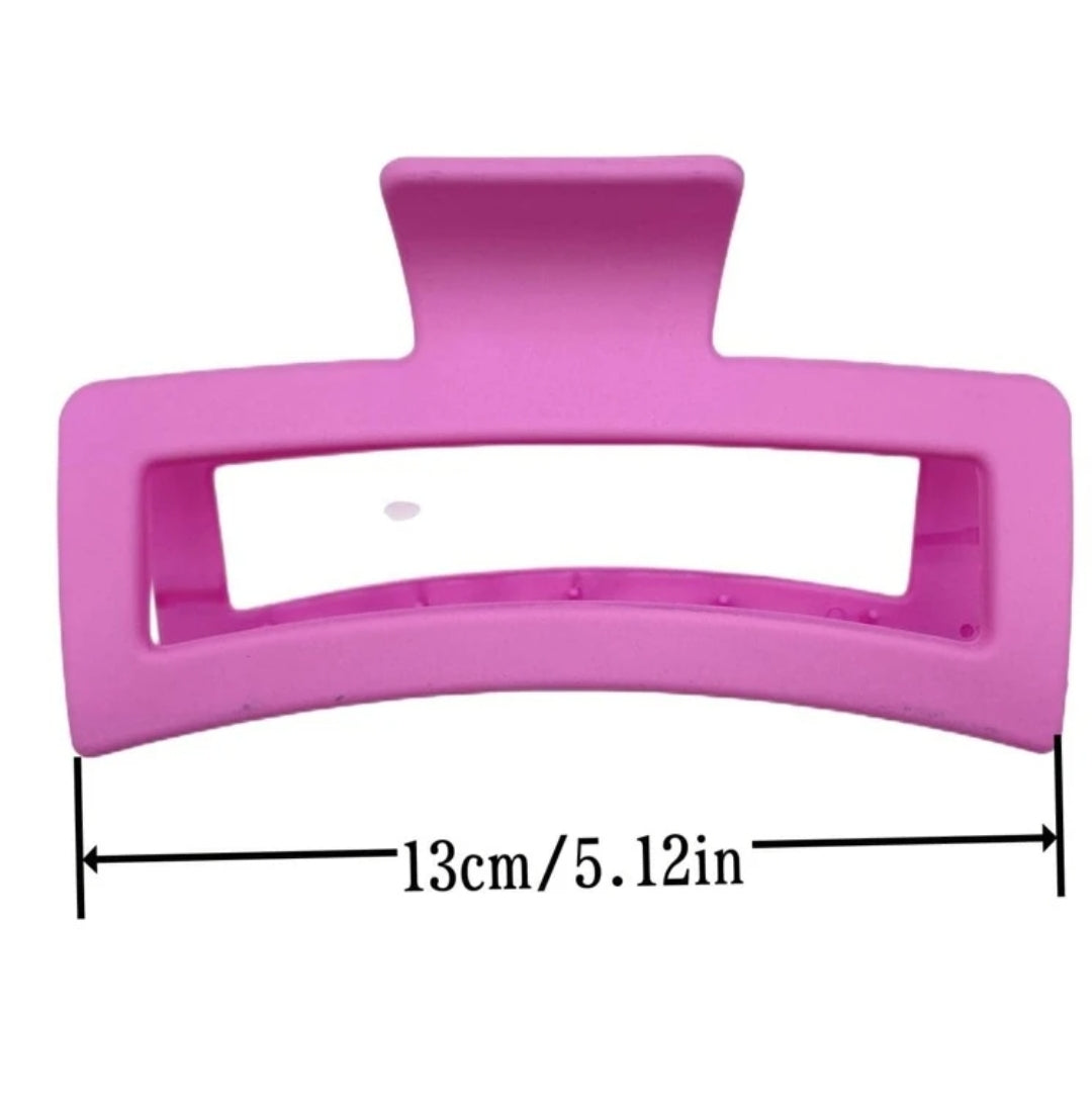 Jumbo Rectangle Hair Claw Clip