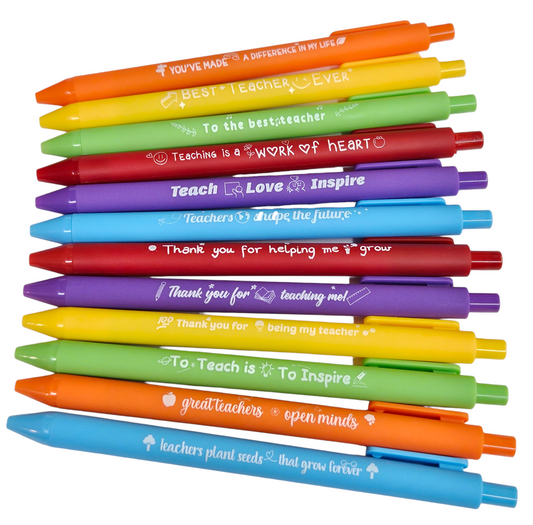 Teacher Appreciation Pen Set - 12pc