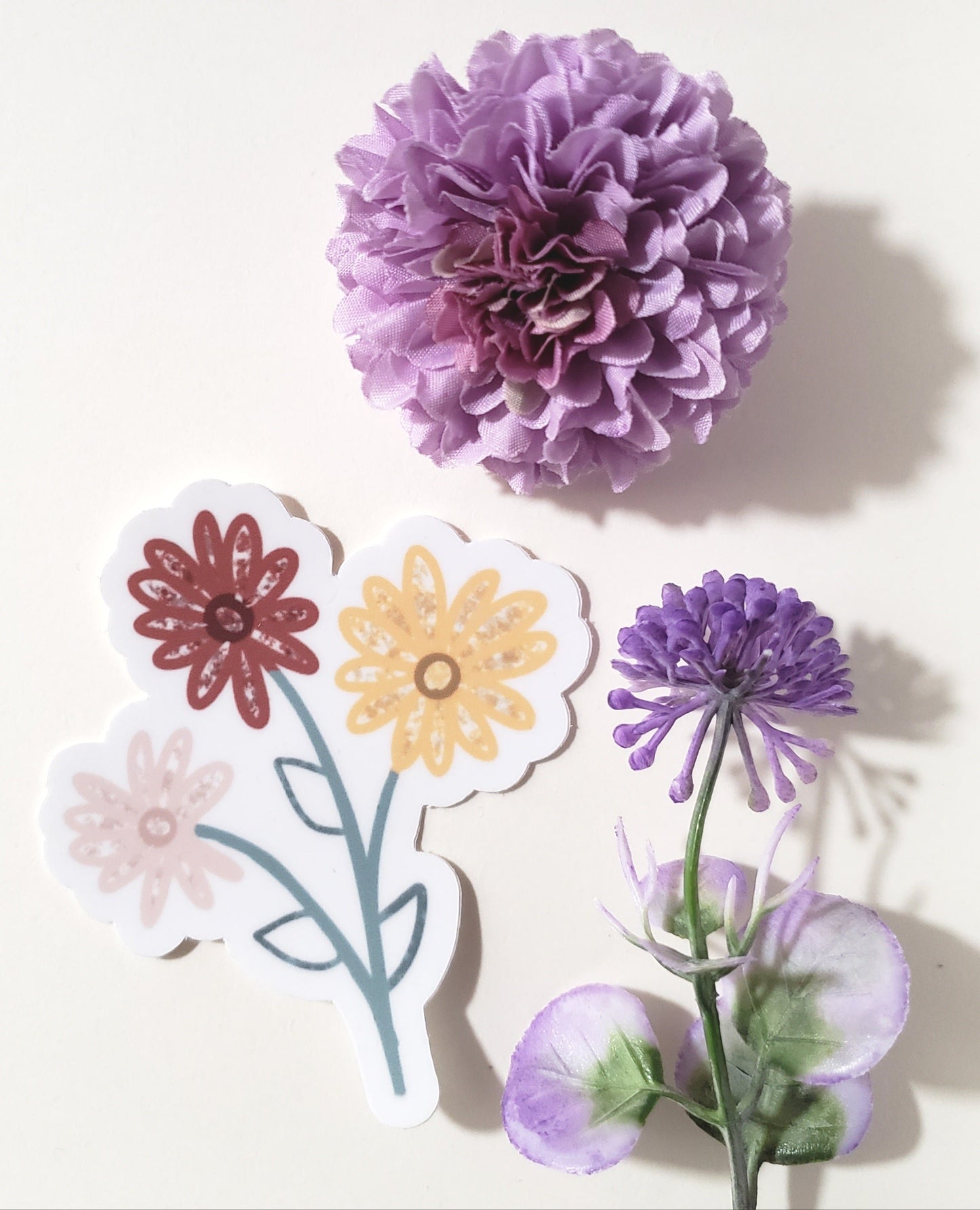 Artsy Simple Flower Sticker