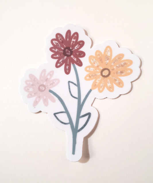 Artsy Simple Flower Sticker