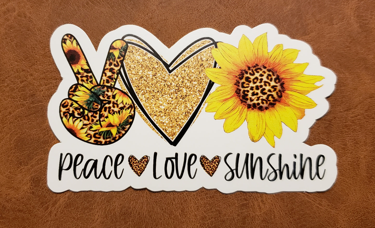 Peace Love Sunshine Sticker